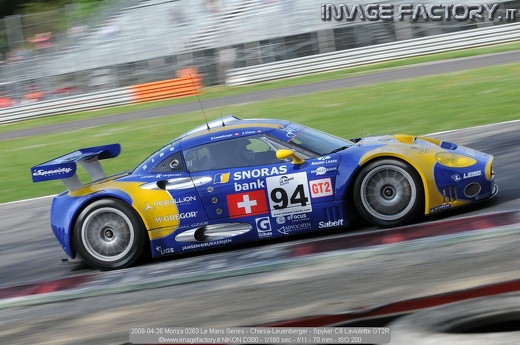2008-04-26 Monza 0263 Le Mans Series - Chiesa-Leuenberger - Spyker C8 Laviolette GT2R